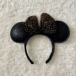Black and Gold Disney 50th Anniversary Minnie Mouse Ears